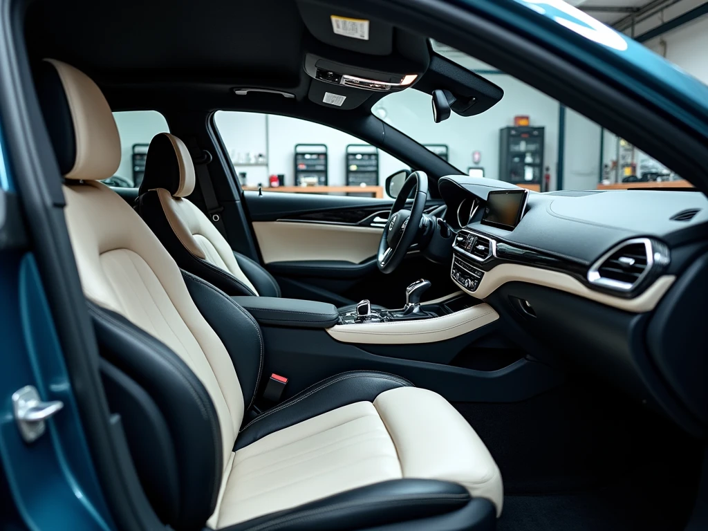 Interior car detailing service